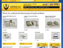 Tablet Screenshot of morion.com.ru